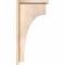 Ekena Millwork Huntington Smooth Corbel w/Backplate, Douglas Fir, 5 1/2"W x 12"D x 24"H COR06X12X24HUN01SDF - alternate 3